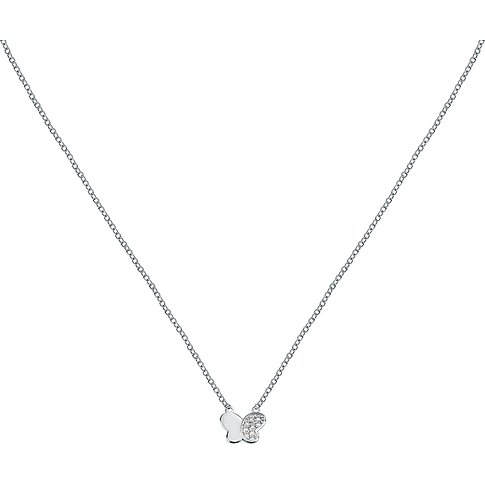 Collier La Petite Story en argent 925 avec zircone.
