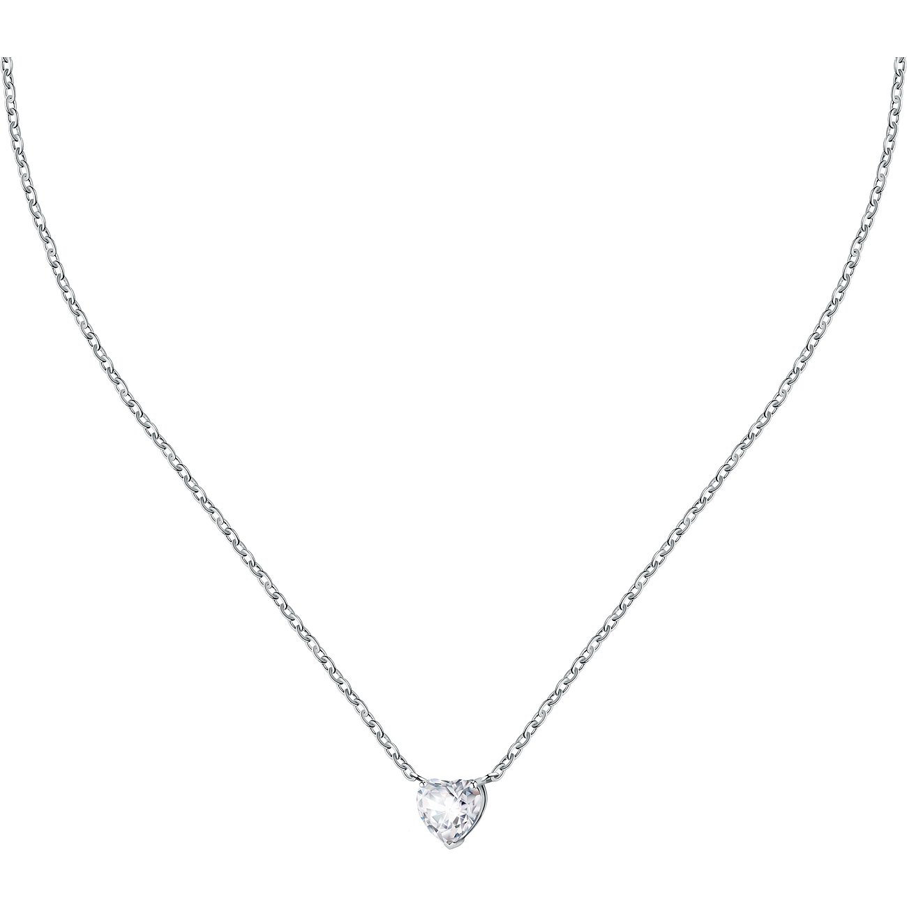 La Petite Story Halskette aus Edelstahl mit Zirkonia.