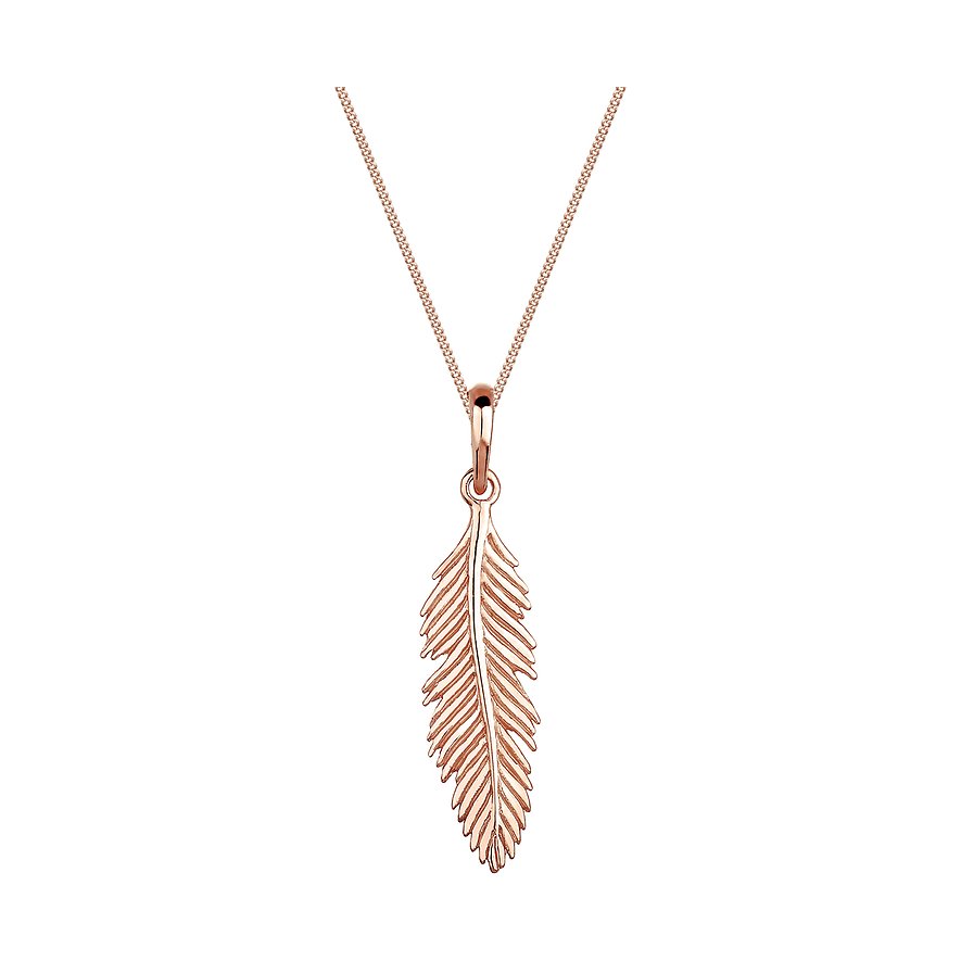 Elli Kette, Damen, 925er Silber, roségold