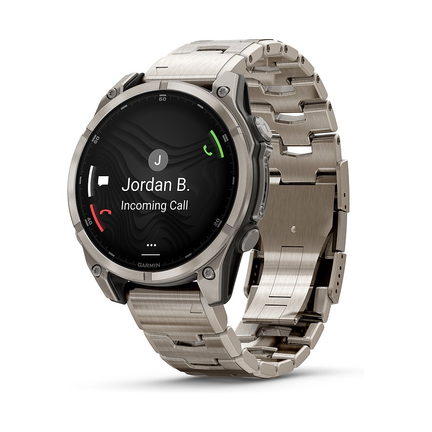 Garmin Smartwatch Fenix  8 - 47 mm AMOLED Sapphire Graphit Titanium Titan  010-02904-40