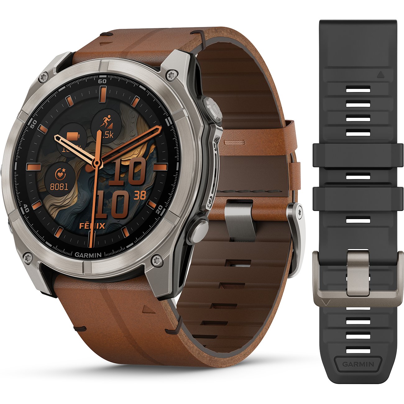 Garmin Smartwatch Fenix 8 - 51 mm AMOLED Sapphire Graphit