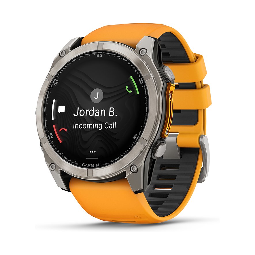 Garmin Smartwatch Fenix  8 - 51 mm AMOLED Sapphire Graphit Titanium Titan  010-02905-11