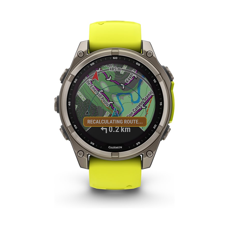 Garmin Montre intelligente Fenix  8 - 47 mm Solar Sapphire Graphit Titanium Titan  010-02906-21