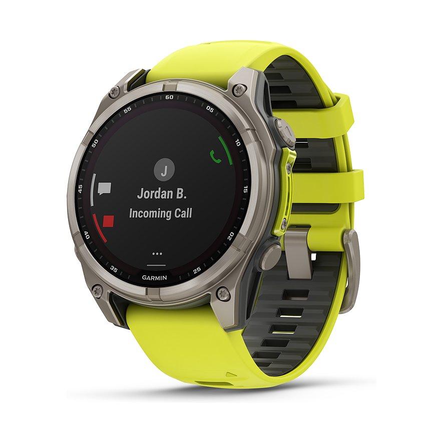 Garmin Montre intelligente Fenix  8 - 47 mm Solar Sapphire Graphit Titanium Titan  010-02906-21