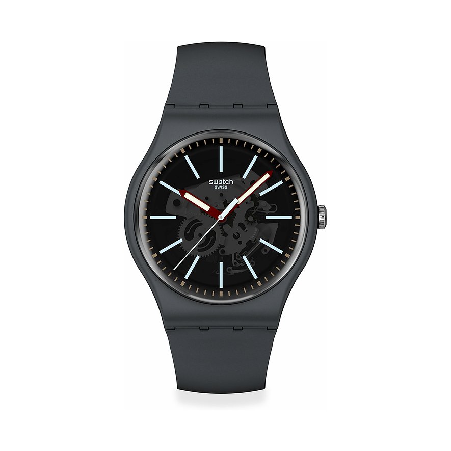 Swatch Unisexuhr 2408 SWATCH ESSENTIALS SO29A101, Unisex, Kunststoff, Armband: Kunststoff, Quarz, analog