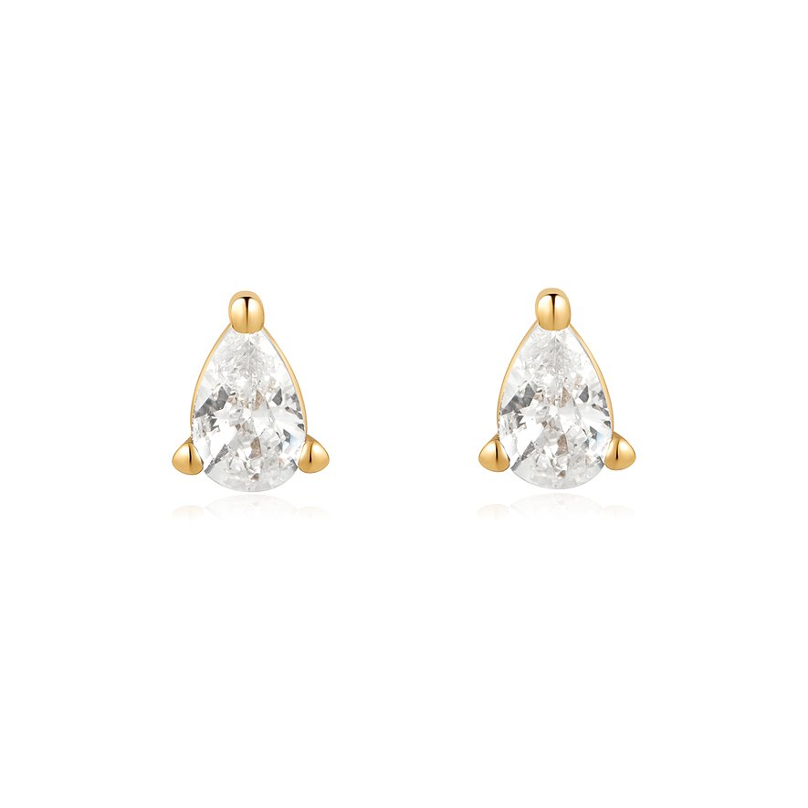 Boucles D'oreilles Ania Haie Argent 925 Modèle Smooth Twist E038-01G - Neuf Avec étiquettes