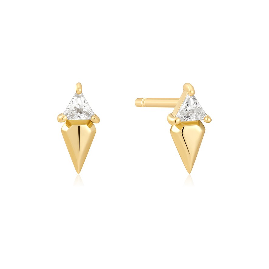Ania Haie Ohrstecker Sunshine Chaser, Damen, 925er Silber, gold