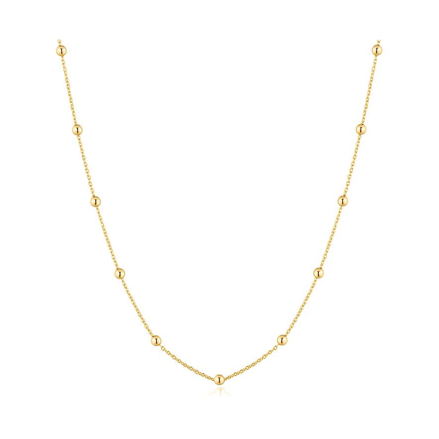 Ania Haie Kette Pop Charms, Damen, 925er Silber, gold