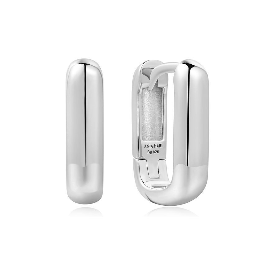 Ania Haie Creolen Dusk Divas, Damen, 925er Silber, silber