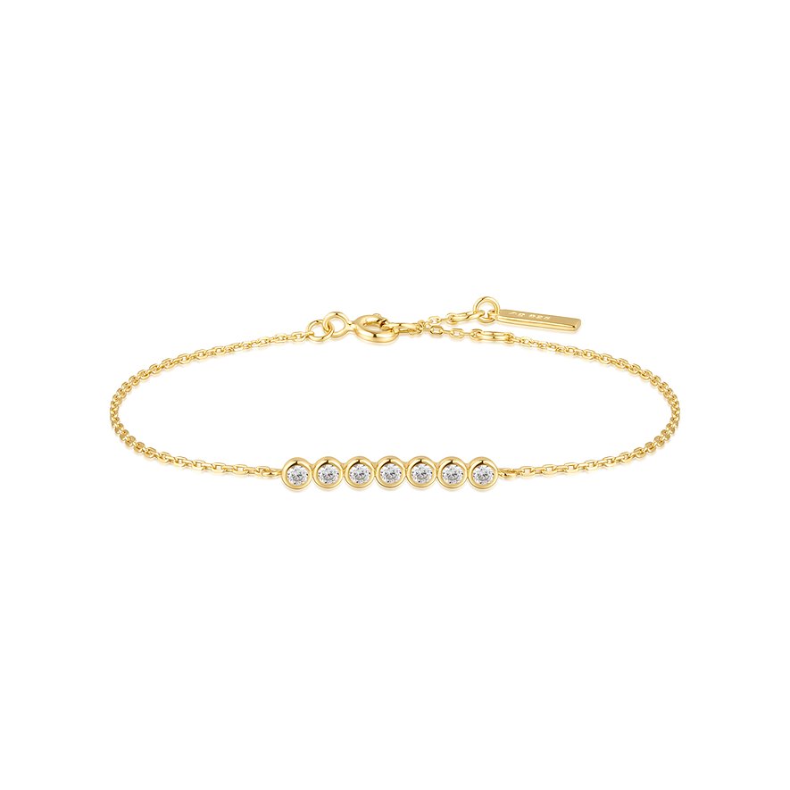 Ania Haie Armband Chic Creator, Damen, 925er Silber, gold