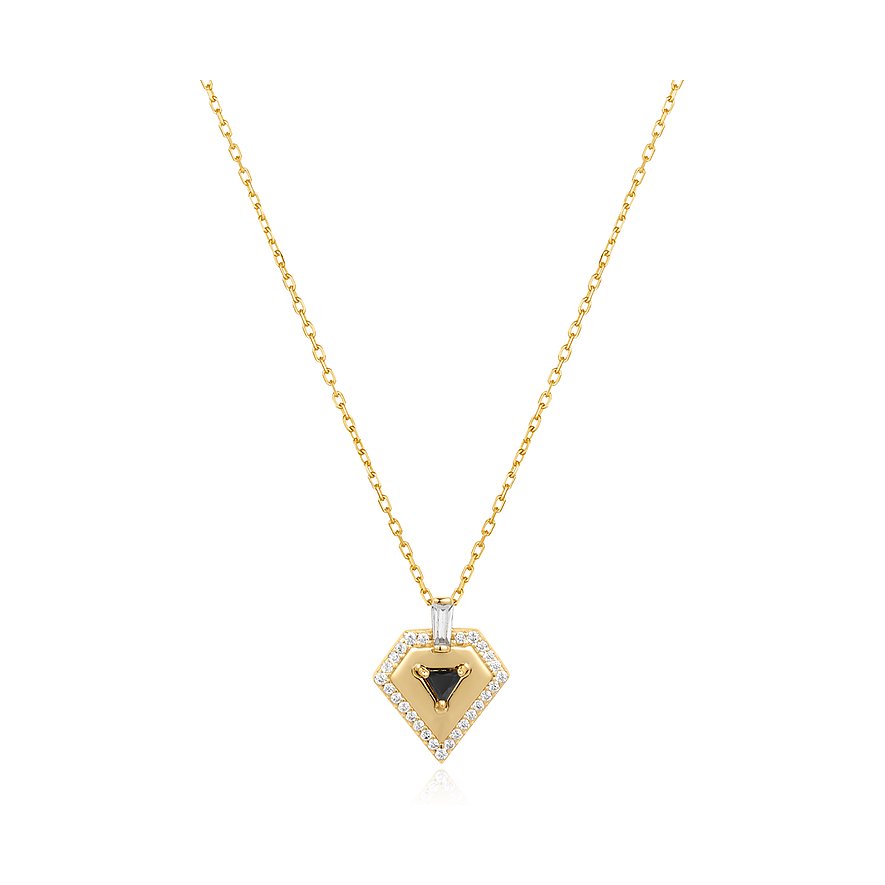 Ania Haie Kette Sunshine Chaser, Damen, 925er Silber, gold