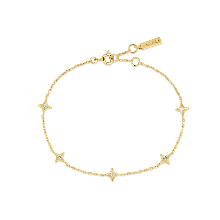 Ania Haie Armband Dusk Divas, Damen, 925er Silber, gold