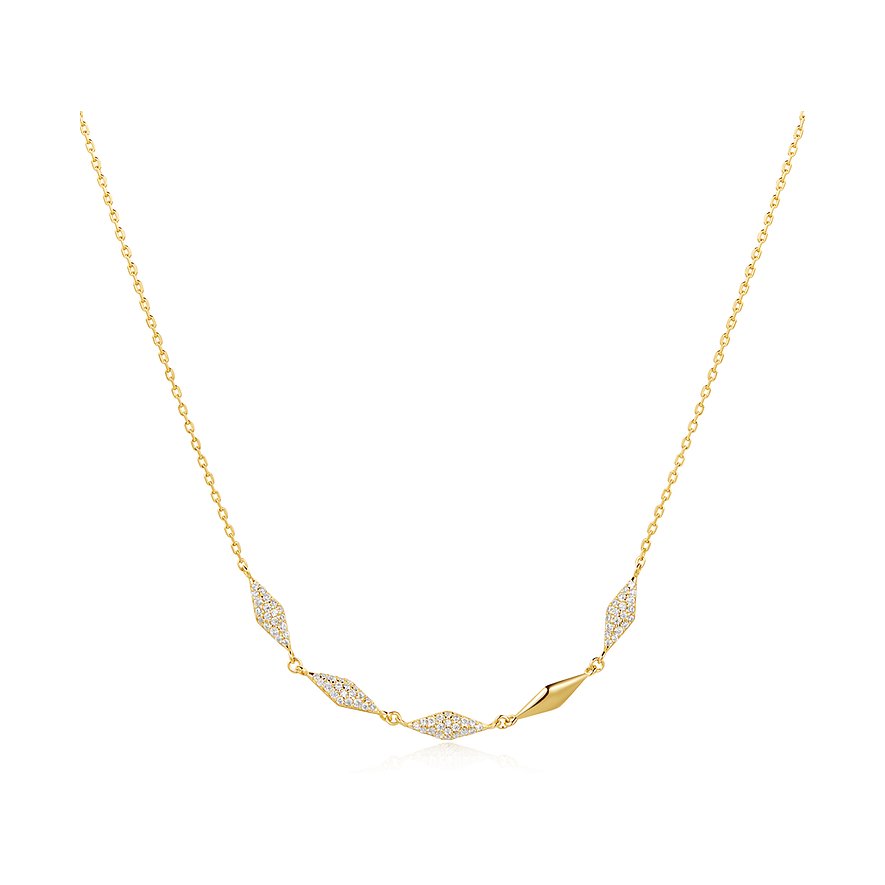 Ania Haie Kette Dusk Divas, Damen, 925er Silber, gold