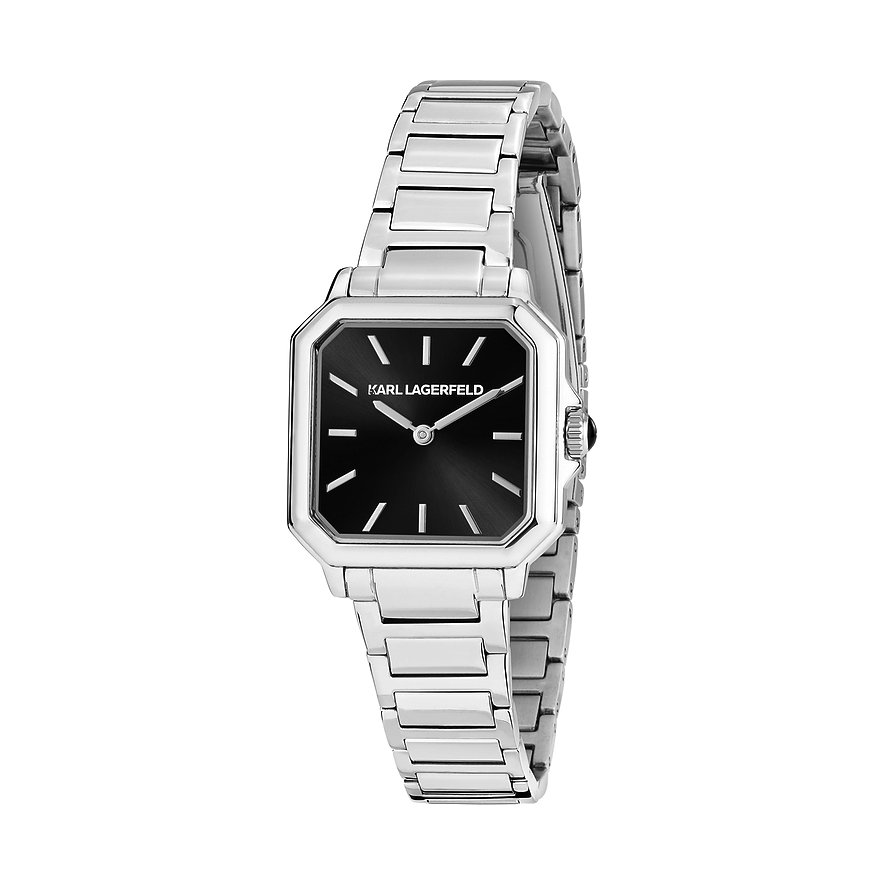 Karl Lagerfeld Damenuhr R0553102507, Damen, Edelstahl, Armband: Edelstahl, Quarz, analog
