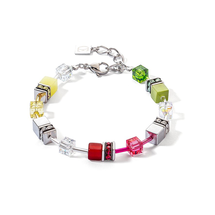 Coeur de Lion Armband, Hämatit, Damen, Edelstahl, mehrfarbig