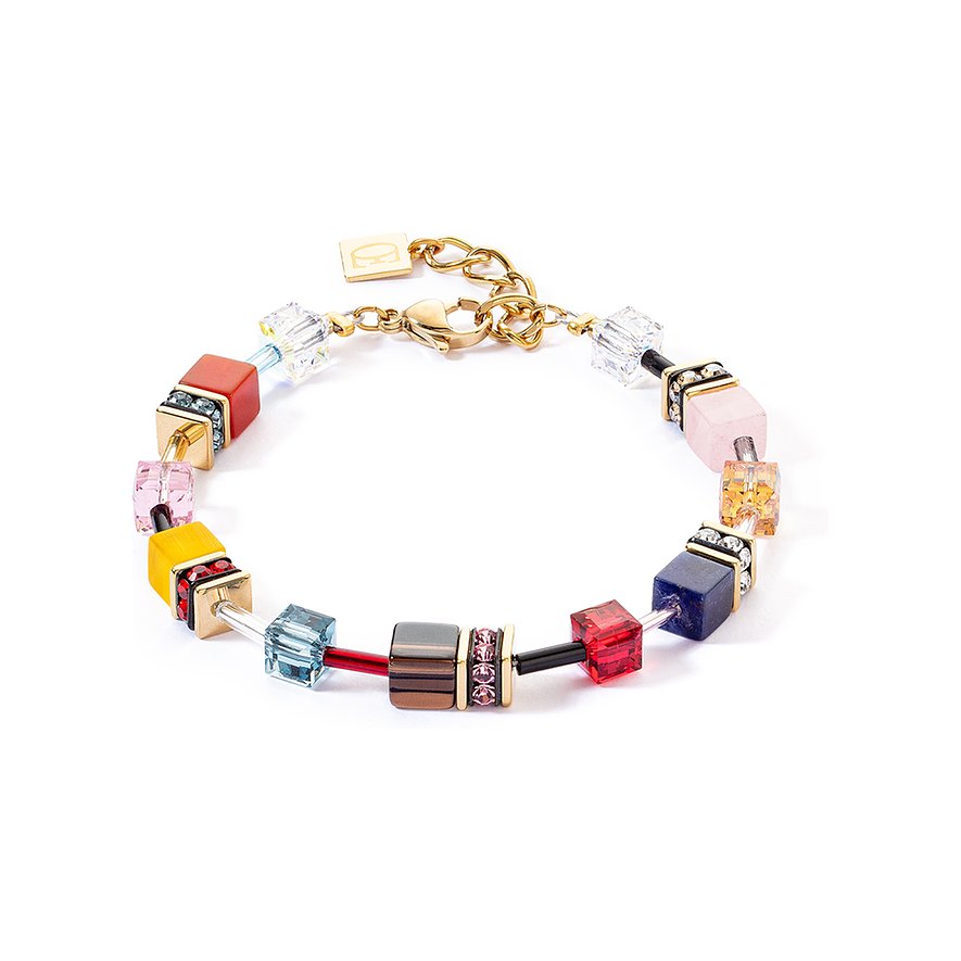 Coeur de Lion Armband, Rauchquarz, Damen, Edelstahl, mehrfarbig