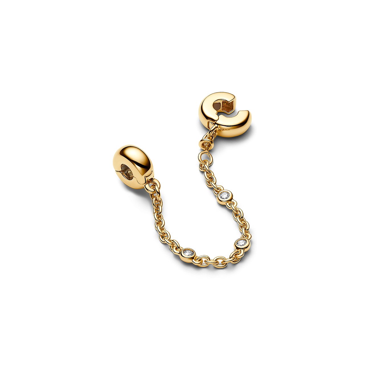 Pandora Anhängeschmuck aus Metall mit Zirkonia besetzt.