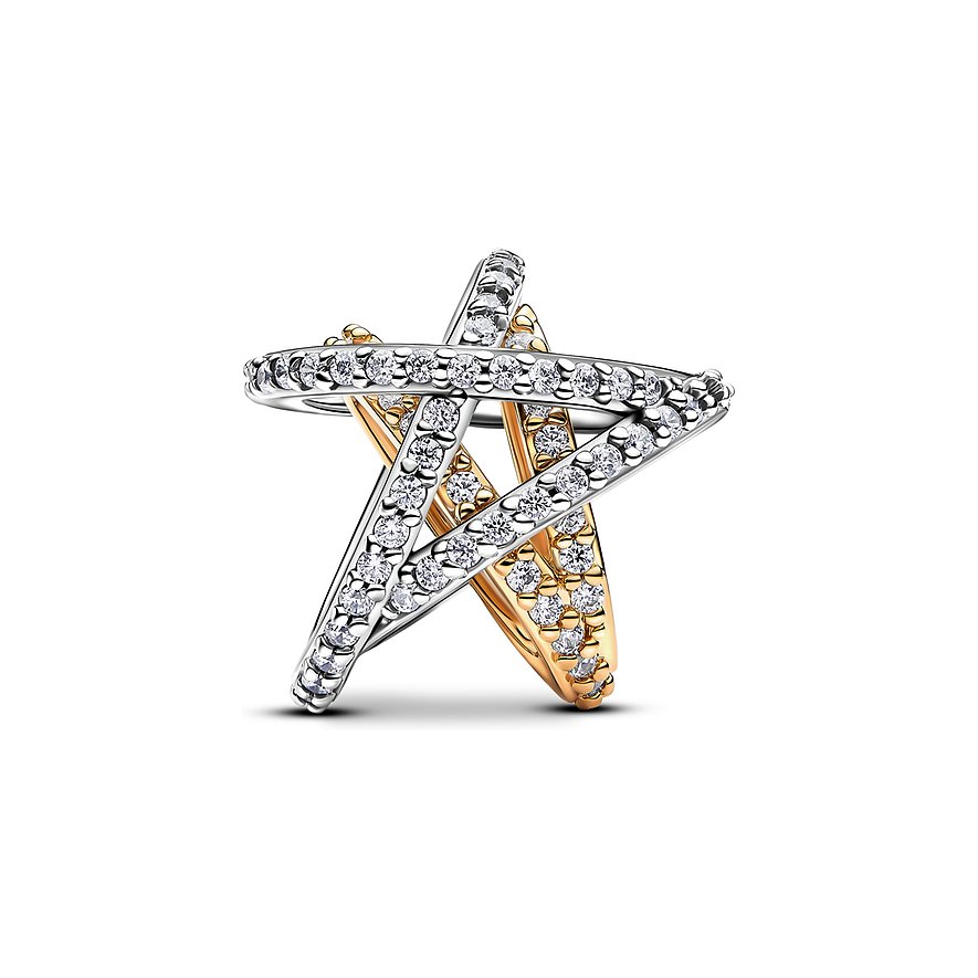Pandora Charm Funkelnder Kreuzender Stern Moments 763590C01