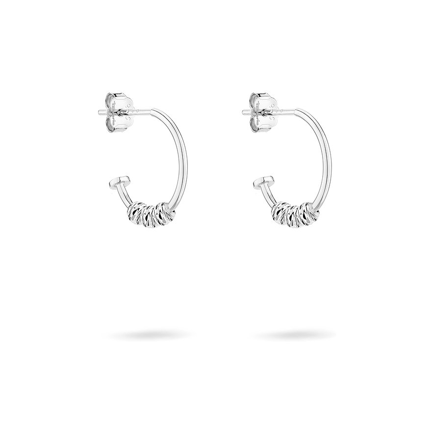Tamaris Creolen, Damen, 925er Silber, silber