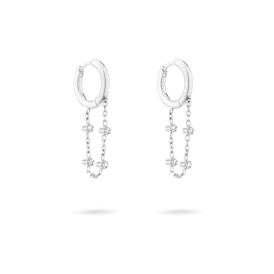 Tamaris Orecchini TJ-0403-E-08 – Albero Della Vita In Acciaio Inox, 0.8 Cm, Confezione Regalo
