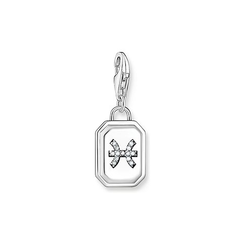 Thomas Sabo Anhänger aus 925er Silber mit Zirkonia und Karabinerverschluss.