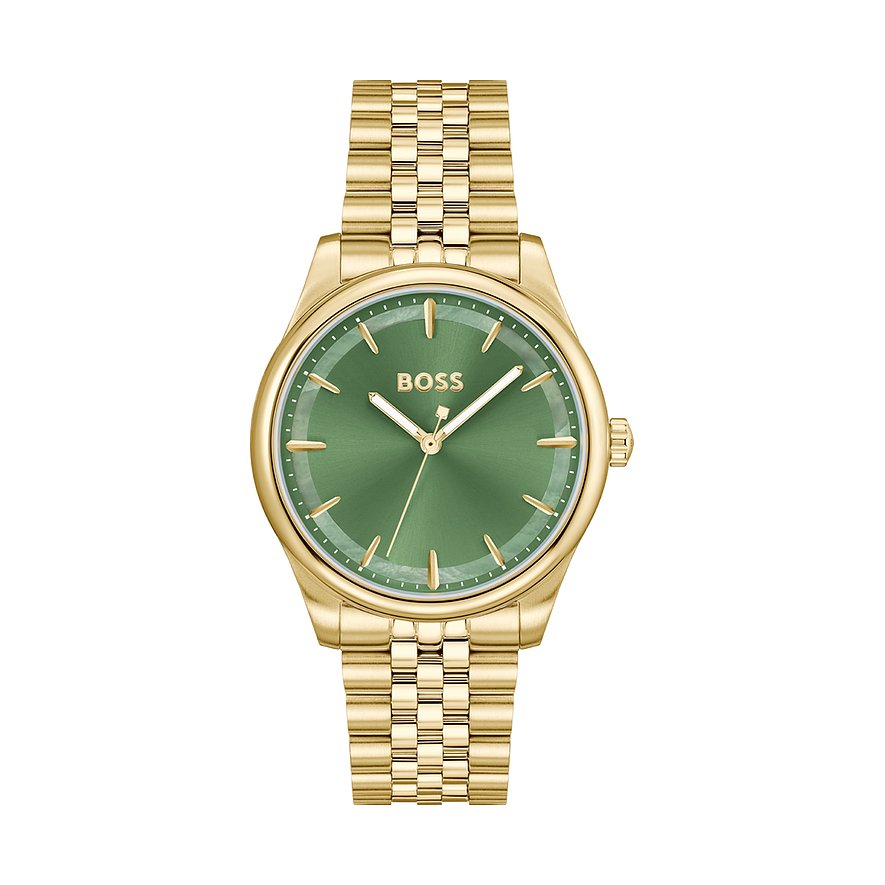 Boss Damenuhr Graceful 1502780, Damen, Edelstahl, Armband: Edelstahl, Quarz, analog