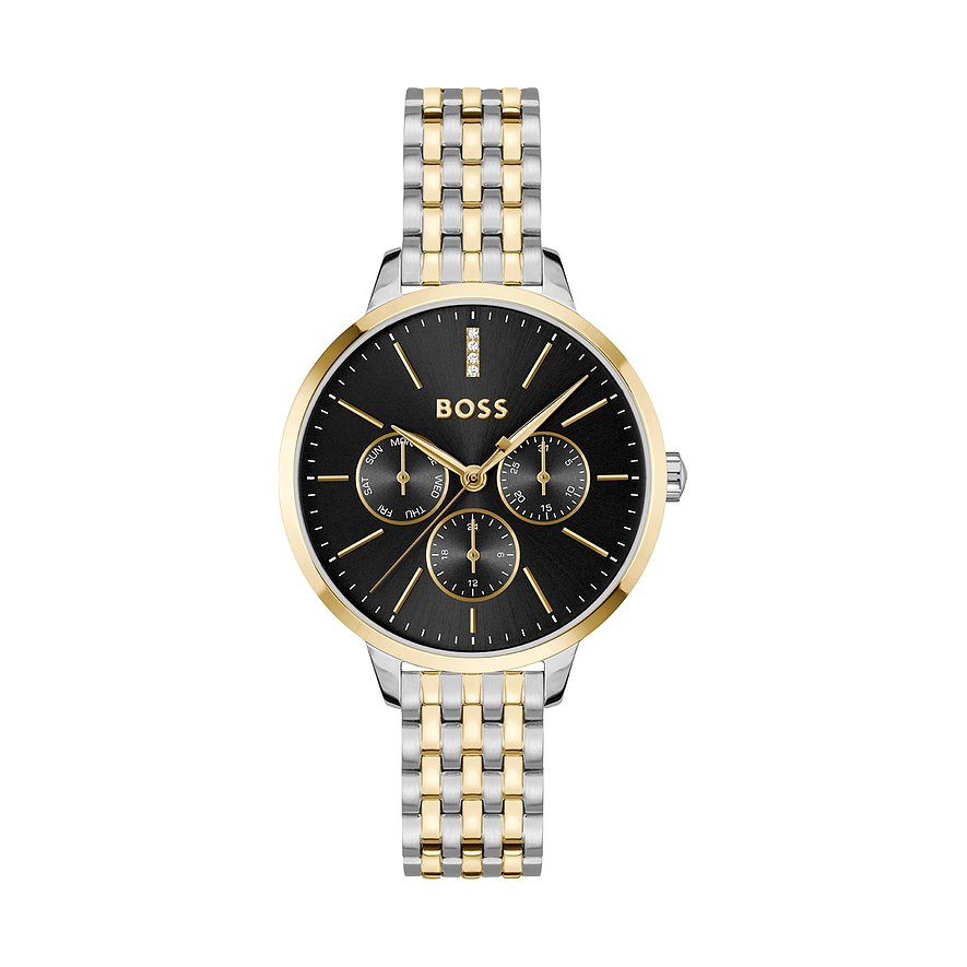 Boss Damenuhr Symphony Le 1502783, Damen, Edelstahl, Armband: Edelstahl, Quarz