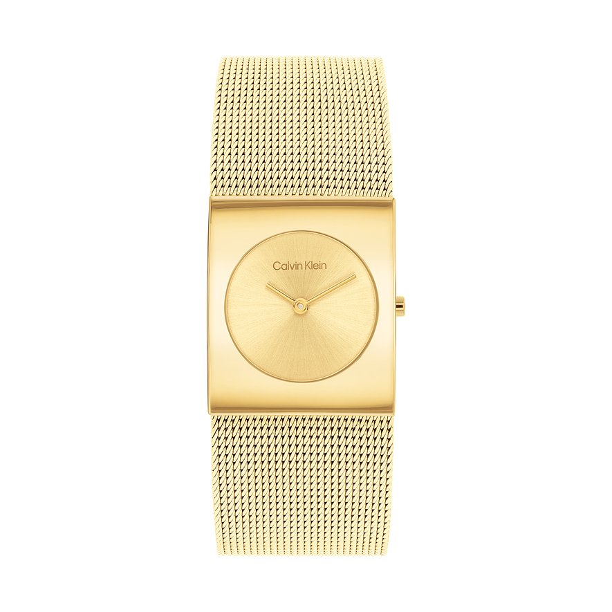Calvin Klein Damenuhr Ck Pulse 25100062, Damen, Edelstahl, Armband: Edelstahl, Quarz, analog