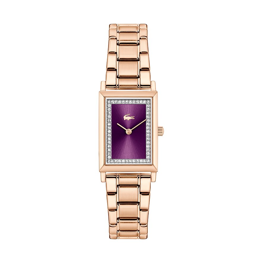Lacoste Damenuhr Catherine 2001405, Damen, Edelstahl, Armband: Edelstahl, Quarz