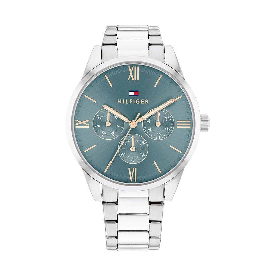 Tommy Hilfiger Damenuhr Camille 1782745, Damen, Edelstahl, Armband: Edelstahl, Quarz, analog
