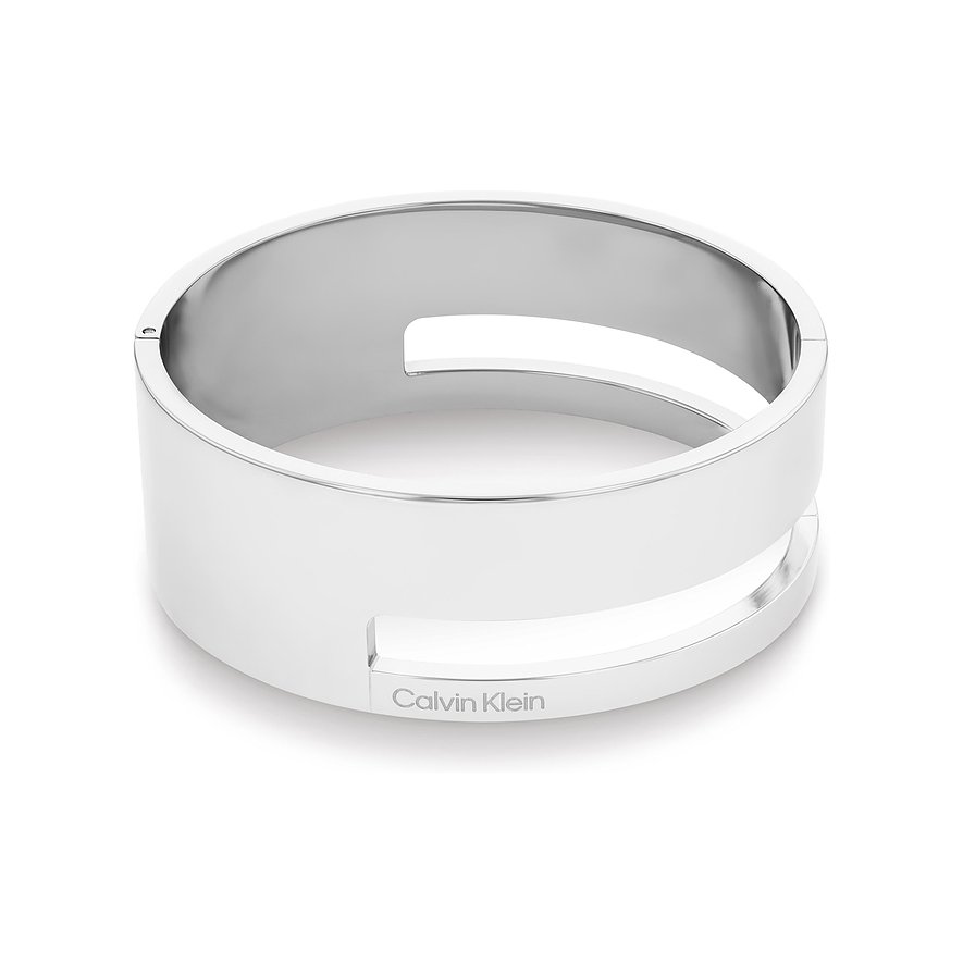 Calvin Klein Armband aus Edelstahl mit offenem Design.
