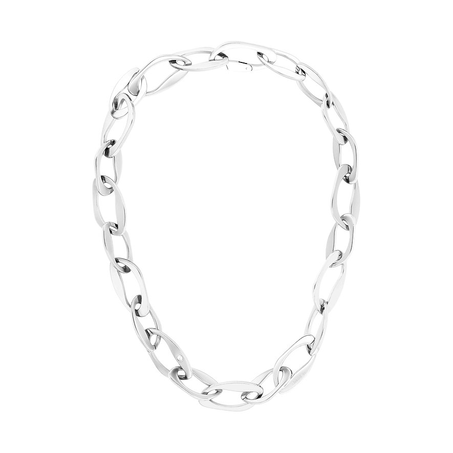 Calvin Klein Kette HARMONIOUS CONNECTION, Kristall, Damen, Edelstahl, silber