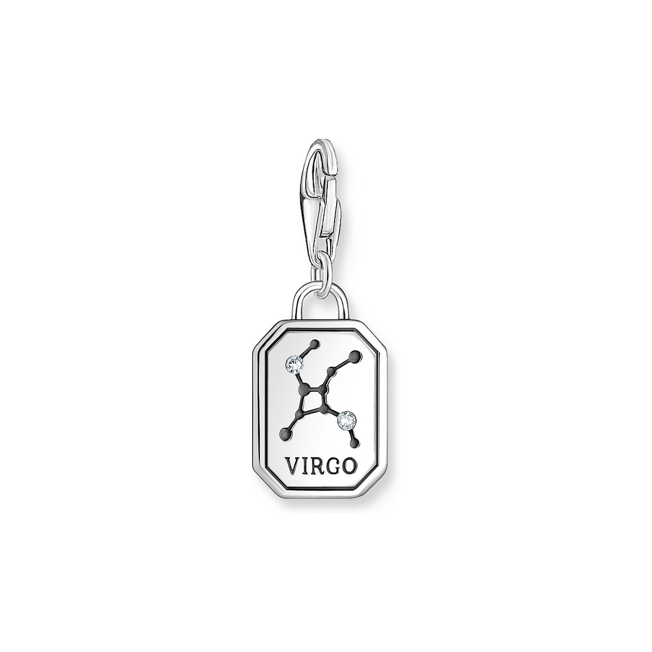 Thomas Sabo Anhänger aus 925er Silber mit Zirkonia und Sternzeichen-Motiv.