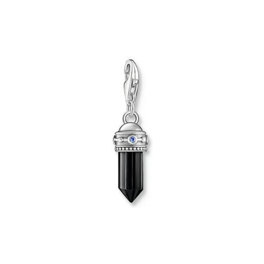 2. Chance - Thomas Sabo Charm 2110-698-11, Glasstein, Damen, Silber, schwarz
