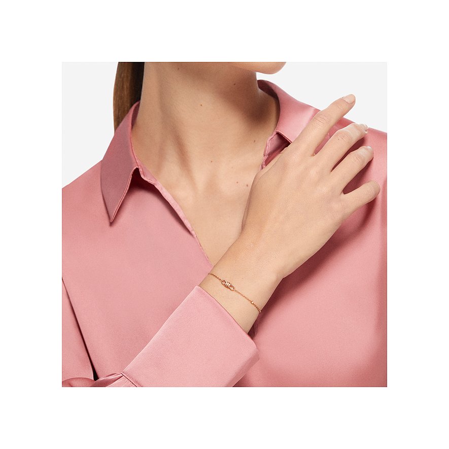 DoDo Armband aus 375 Roségold mit einer verdrehten Öse.