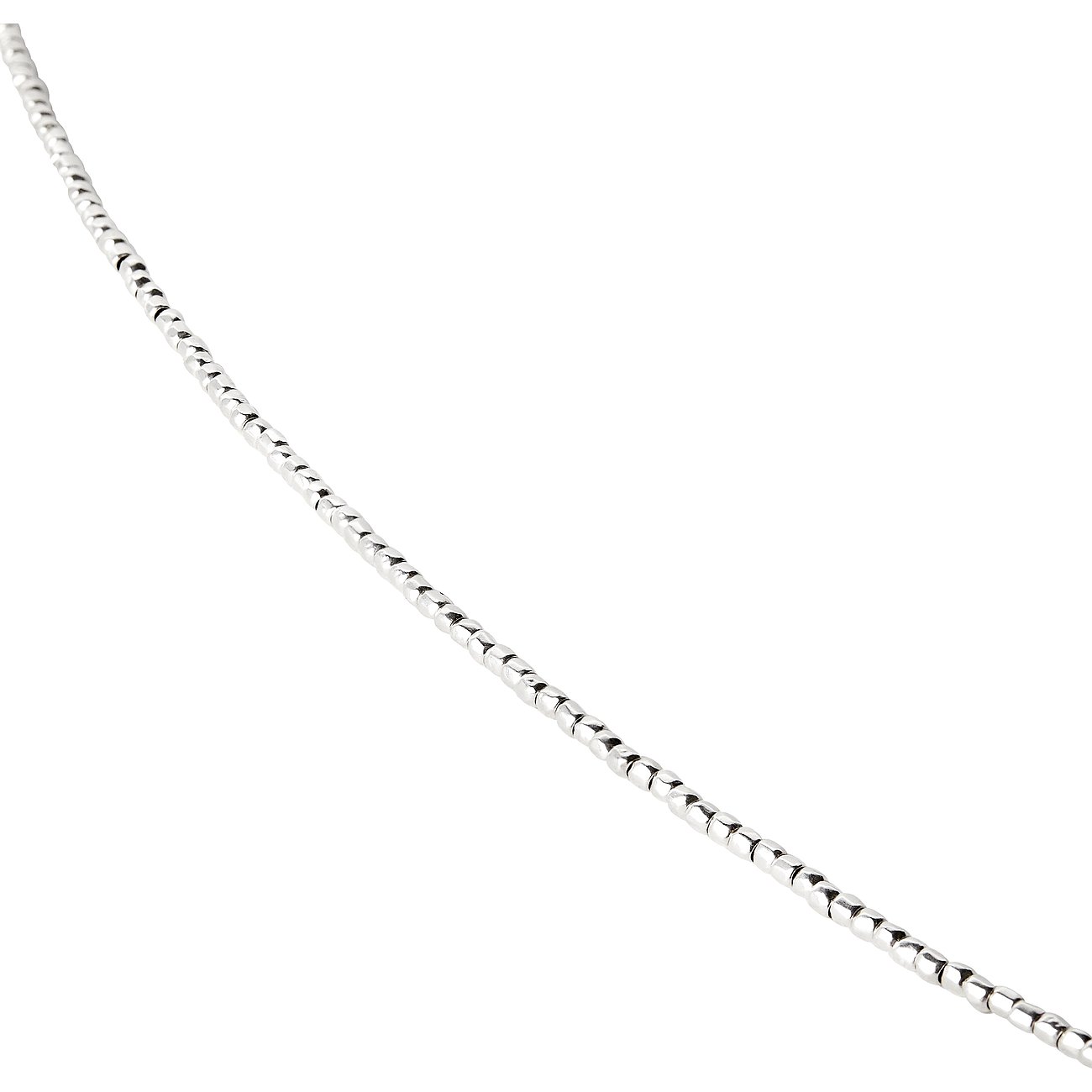 DoDo Halsschmuck aus 925er Silber mit facettierten Kugeln.