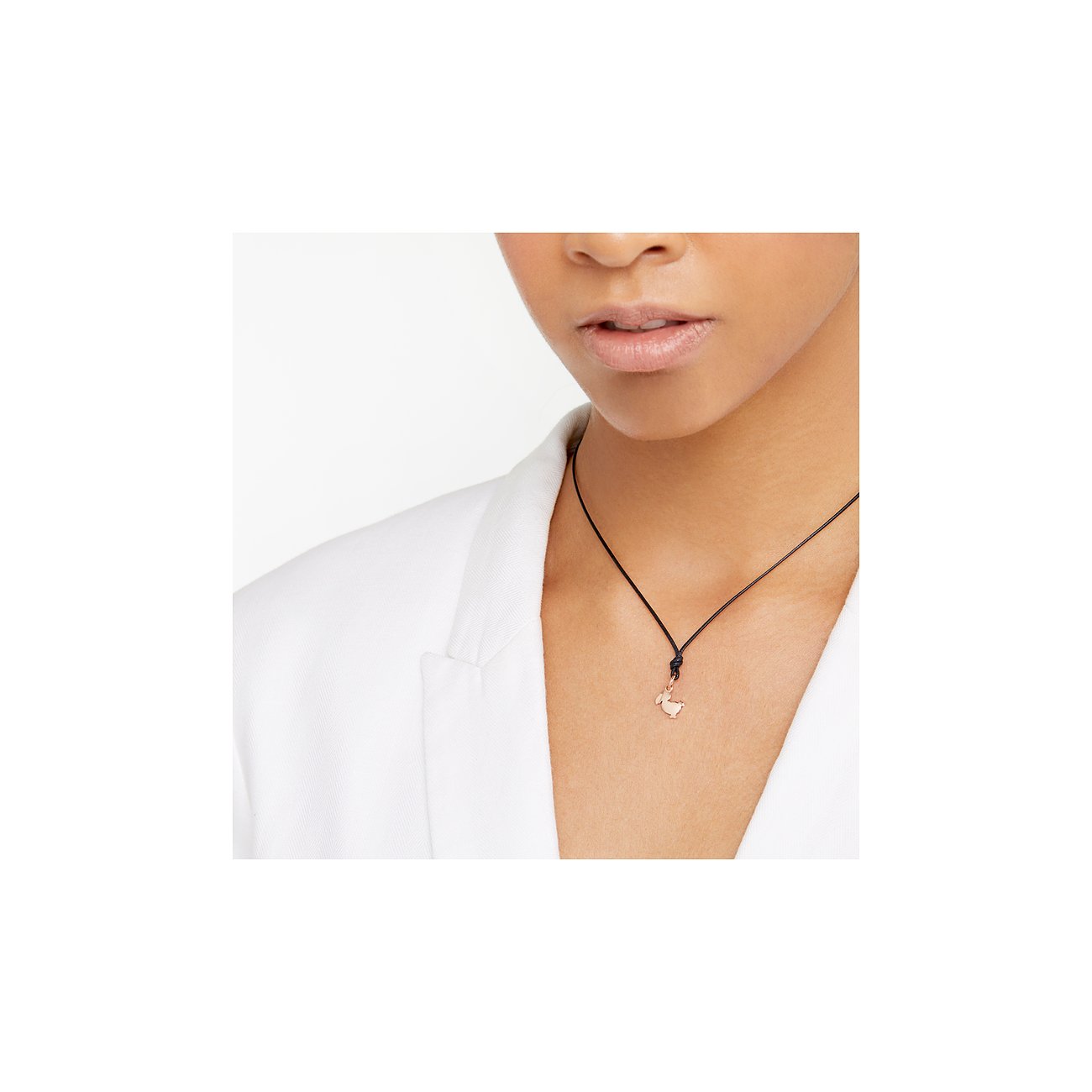 DoDo bedel van 375 roségoud met dierenmotief.