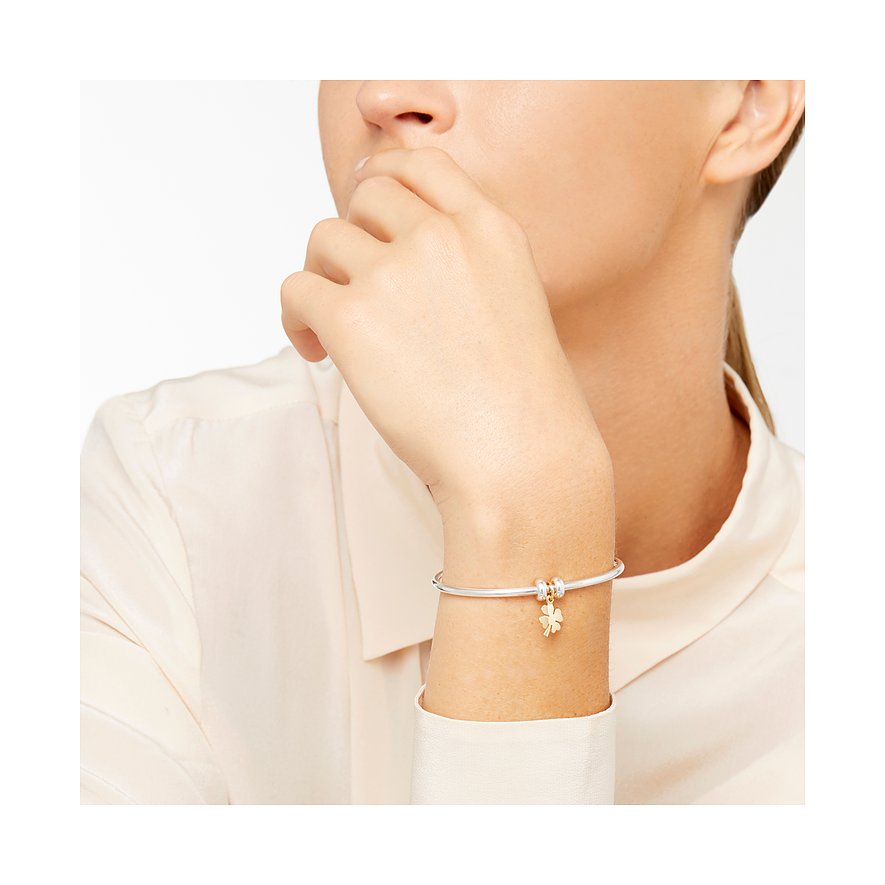 DoDo Anhänger aus 750 Gelbgold mit Kleeblatt-Symbol.