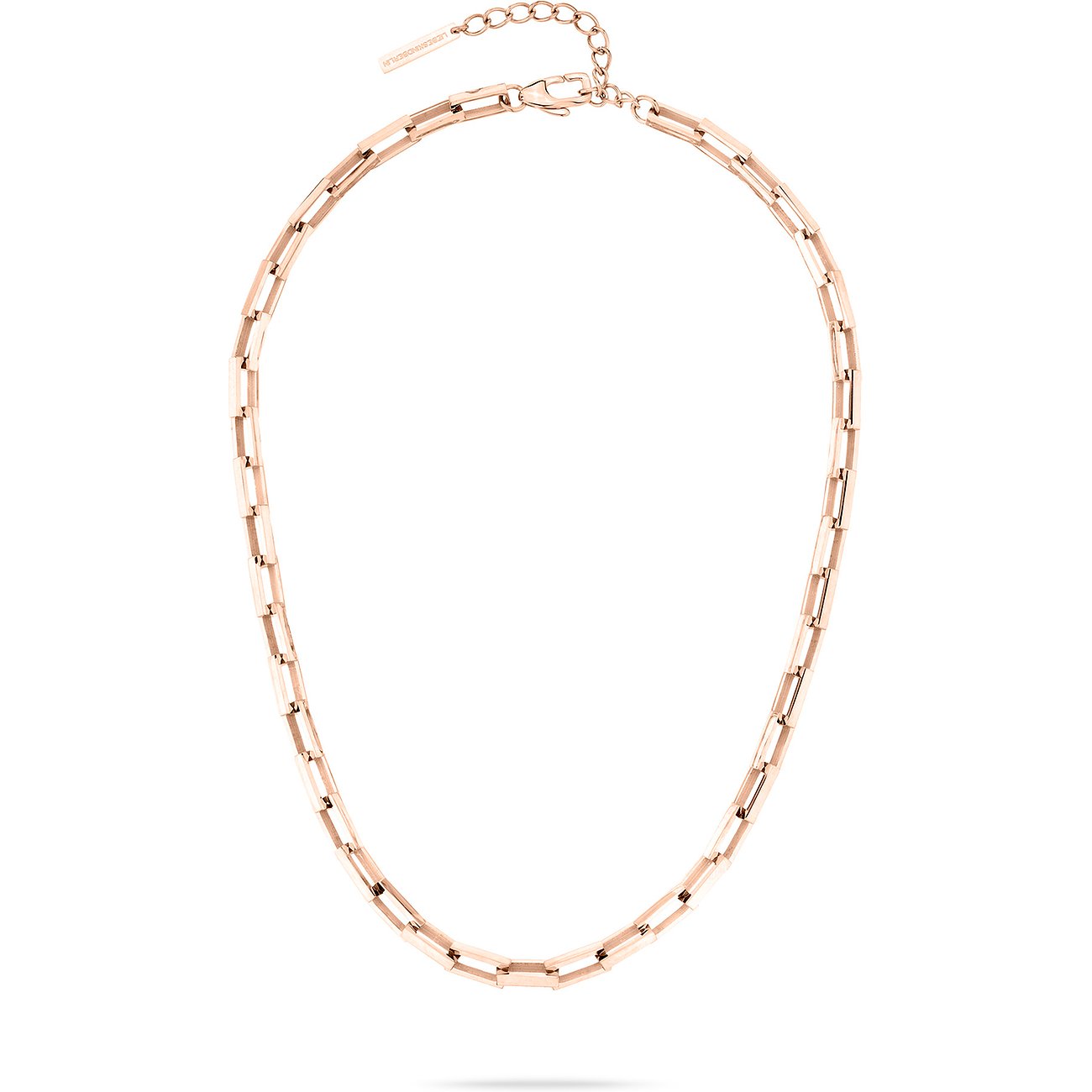 Liebeskind Halsschmuck aus rosévergoldetem Edelstahl mit Glieder-Design.