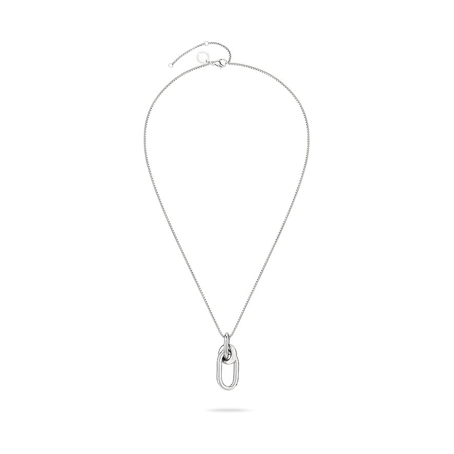 Liebeskind halsband i rostfritt stål med två ovala länkar.