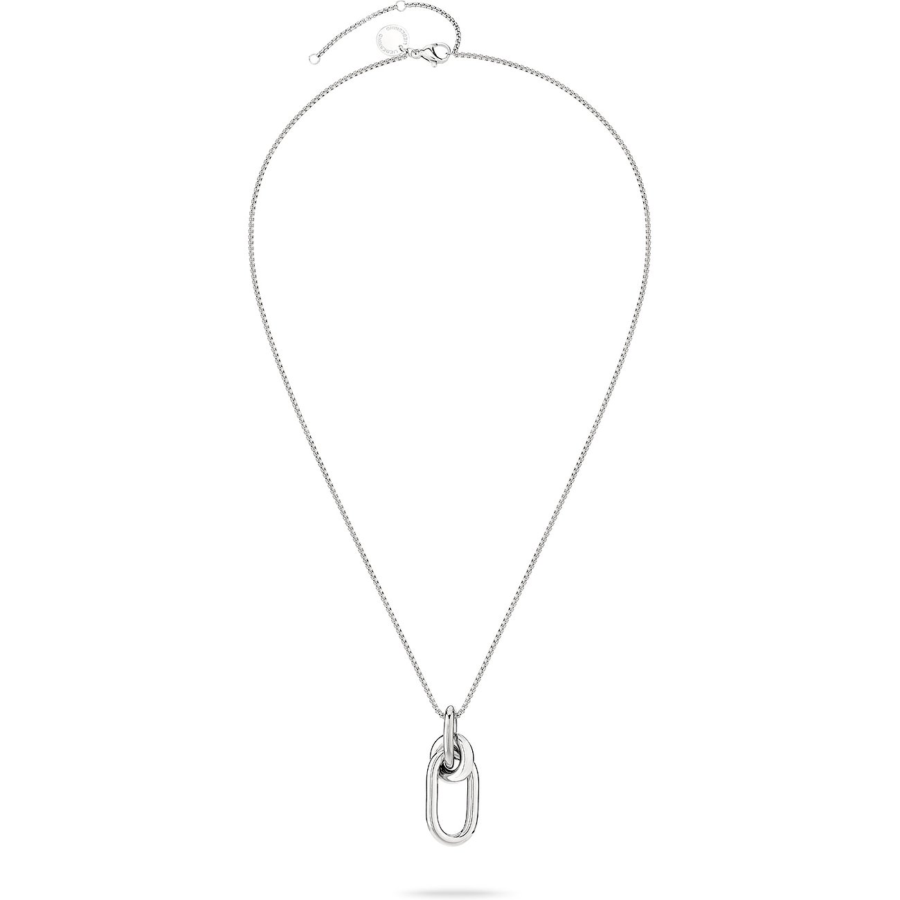 Liebeskind halsband i rostfritt stål med två ovala länkar.