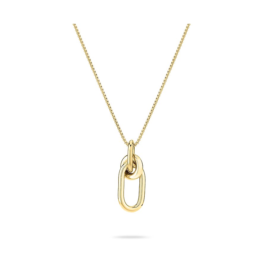 Liebeskind Kette, Damen, Edelstahl, gold