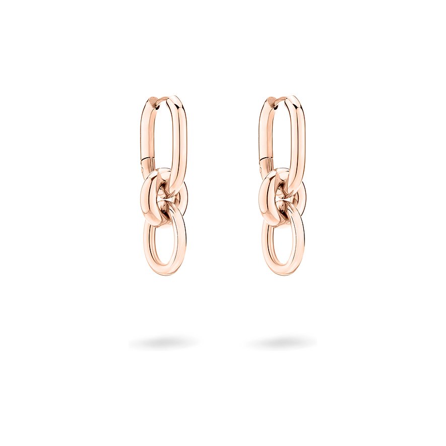 Liebeskind Creolen, Damen, Edelstahl, roségold