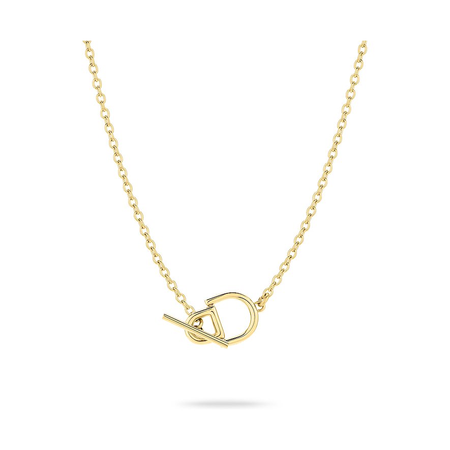 Liebeskind Kette, Damen, Edelstahl, gold