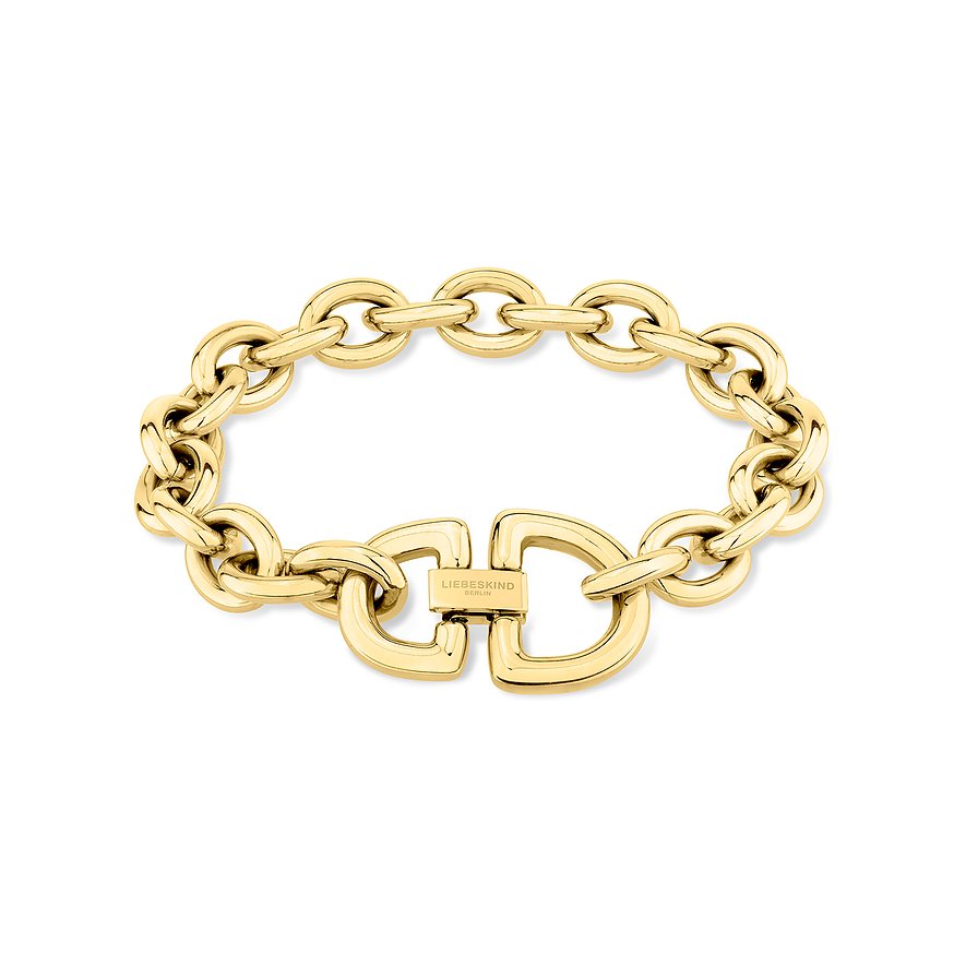 Liebeskind Armband, Damen, Edelstahl, gold