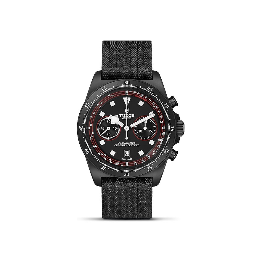 Tudor Chronograph Pelagos FXD M25827KN-0001, Herren, Carbon, Armband: Textil, Automatik, analog