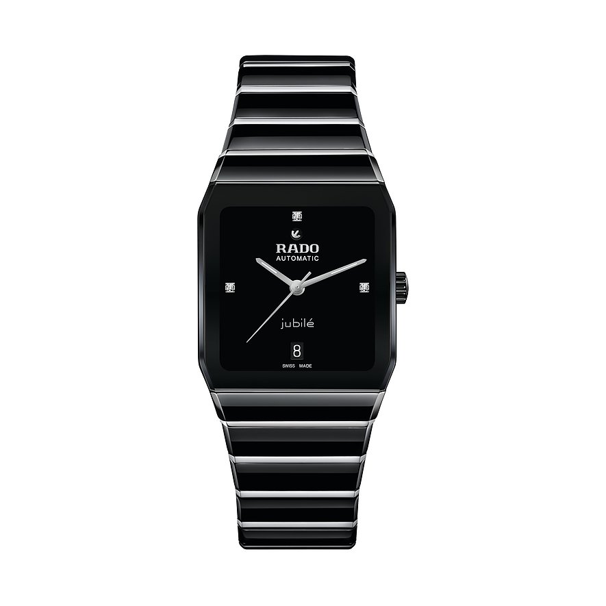 Rado Unisexuhr Anatom R10201712, Unisex, Edelstahl, Armband: Edelstahl, Keramik, Automatik, analog