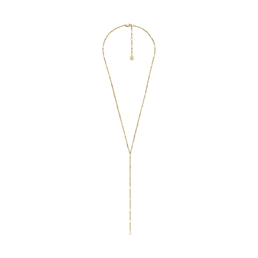 Fossil Kette JEWELRY, Damen, Edelstahl, gold