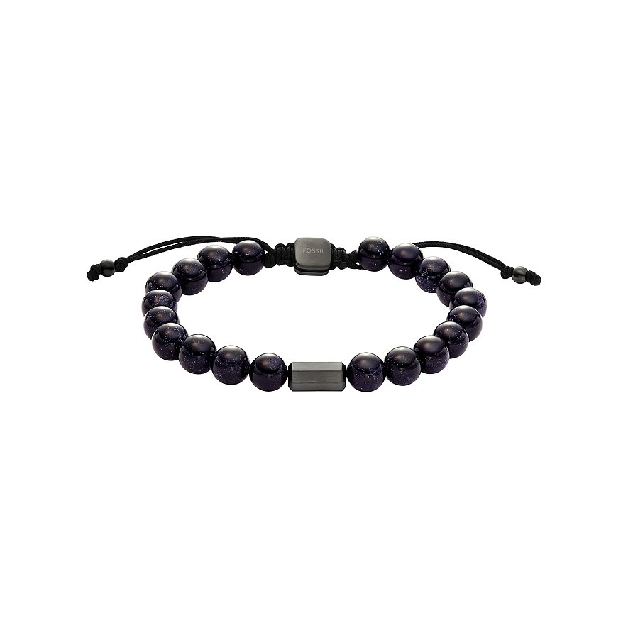 Fossil Armband JEWELRY, Herren, Farbstein, Edelstahl, blau