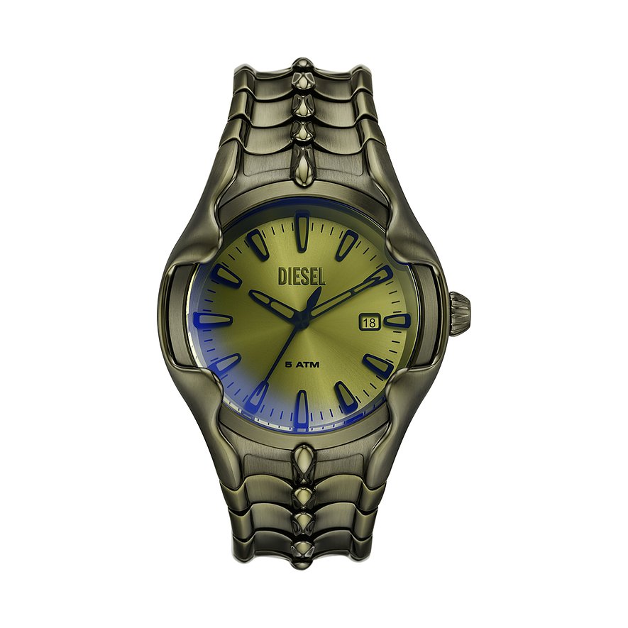 Diesel Herrenuhr VERT DZ2221, Herren, Edelstahl, Armband: Edelstahl, Quarz, analog
